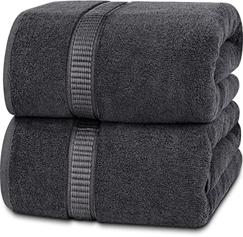 Utopia Towels Luxurious Jumbo Bath Sheet 2 Piece 600 GSM 100 Ring Gozatowels