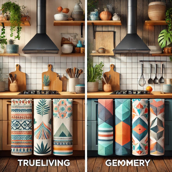 TrueLiving Kitchen Towels vs. Geometry Kitchen Towels: Which One Should You Choose?