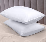 Utopia Bedding Waterproof Pillow Protector Zippered (2 Pack) Queen – Bed Bug Proof Pillow Encasement 20 x 28 Inches