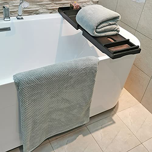 YTYC Towels,39x78 Inch Oversized Bath Sheets Towels for Adults Luxury Bath Towels Extra Large Sets for Bathroom Super Soft Highly Absorbent Microfiber Shower Towels 80% Polyester (Grey,2 Piece)