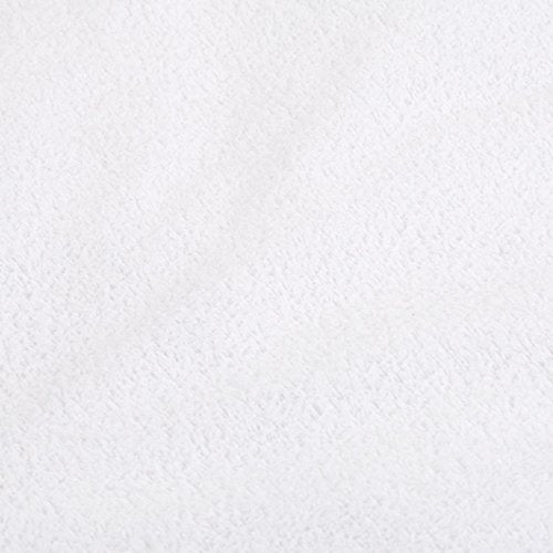 Amazon Basics 14 inch Hypoallergenic Waterproof Fitted Mattress Protector Cover, Full, White