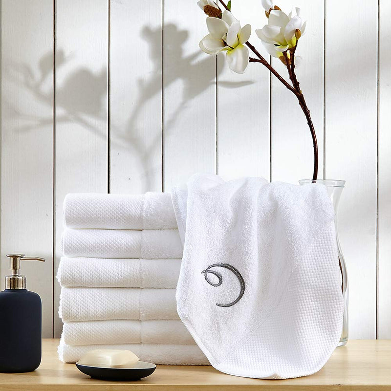 Superior 1000 Gram Egyptian Cotton Oversize 63 x 31 Bath Towel, 1 Piece, Logo White