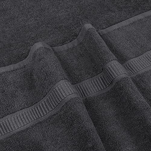 Utopia Towels - Luxurious Jumbo Bath Sheet 2 Piece - 600 GSM 100% Ring Spun Cotton Highly Absorbent and Quick Dry Extra Large Bath Towel - Super Soft Hotel Quality Towel (35 x 70 Inches, Grey)