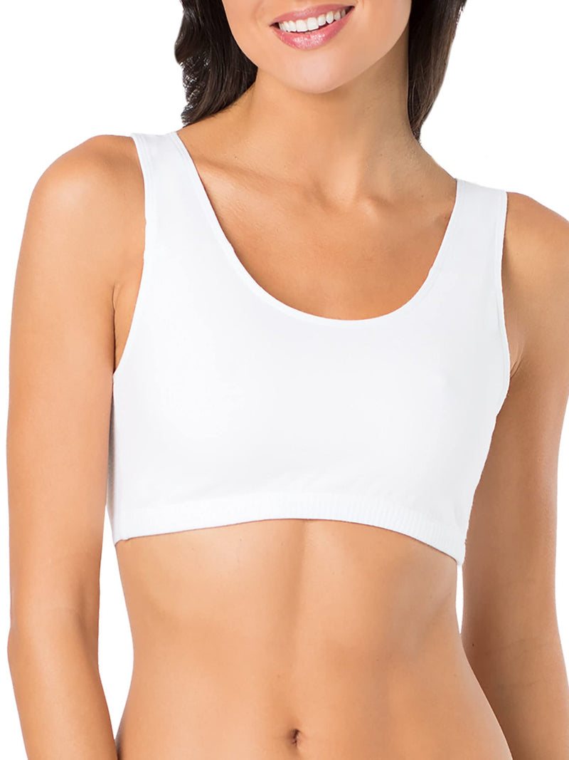 Fruit of the Loom Womens Built Up Tank Style Sports Bra