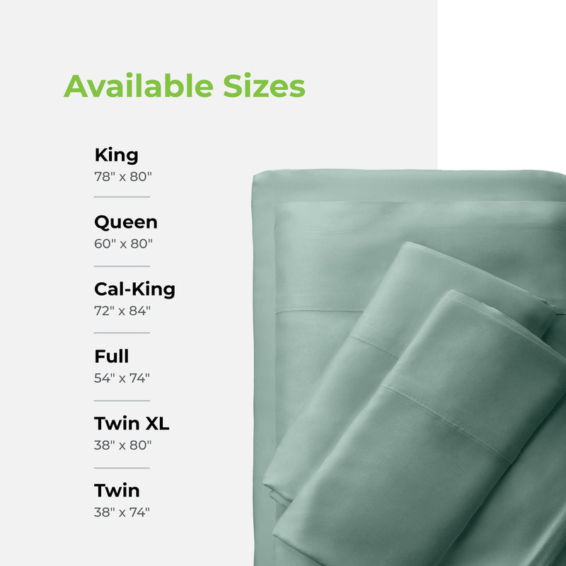 Cariloha Comfy Twill Classic Sheet Viscose Queen 4-Piece Set Allergy Resistant Naturally Thermal-Regulating & Breathable 3 Degrees Cooler and Twice as Soft as Cotton White