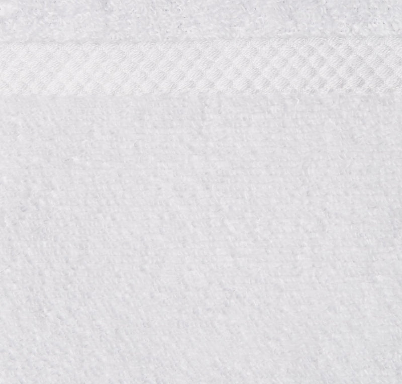 Amazon Basics - 12 Piece Quick-Dry Washcloth, 100% Cotton, White, 12" x 12"