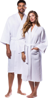 Turquaz Robes For Women Lightweight Unisex Waffle Kimono Bathrobe Mothers day Gifts