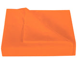 NTBAY Twin Flat Sheet Only - Brushed Microfiber Flat Sheet - Soft, Wrinkle-Free, Fade-Resistant, Stain-Resistant, Top Sheet, Hotel Quality Flat Bed Sheet, Orange